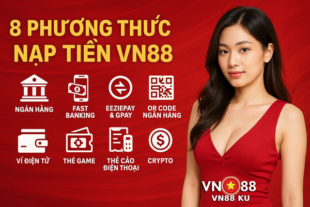 Tổng hợp 8 cách nạp tiền VN88