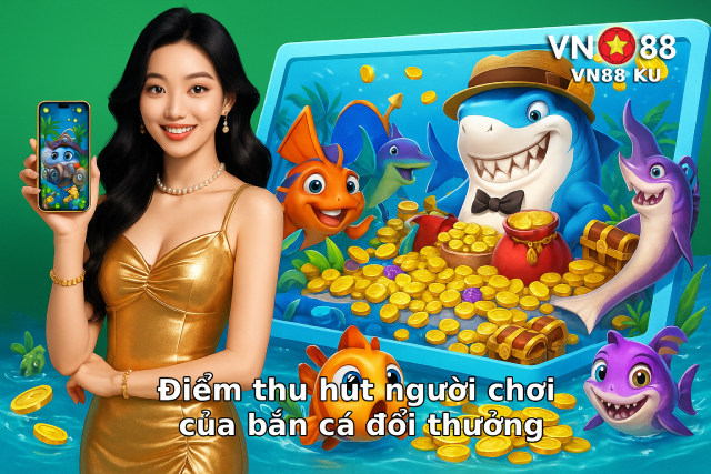 Điểm thu hút người chơi của bắn cá đổi thưởng